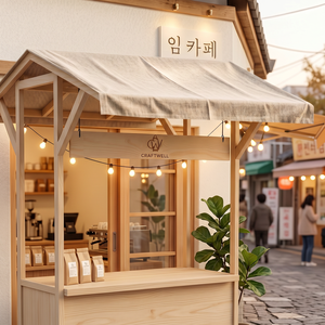 Manufacturer Wholesale Original Wooden Style Wooden <b>Stall</b> Outdoor Wooden Mobile <b>Market</b> <b>Stall</b> <b>Display</b> <b>Stand</b> - Product Image 6