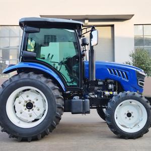 Tracteur diesel 4x4 de 70 CV de fabrication chinoise avec moteur Yunnei, cabine et puissance élevée pour les vergers et les exploitations agricoles - Product Image 2