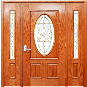 Puerta Interior Moderna de Madera Sólida Personalizada con Elegante Veta de Madera Natural y Acabado Liso - Product Image 5