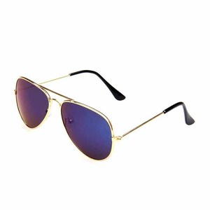 Kacamata Anak UV400 3025 untuk Bayi Laki-laki dan Perempuan Bingkai Logam <span class=keywords><strong>Pilot</strong></span> Klasik dalam Warna Putih Merah Biru-3026 - Product Image 3