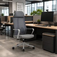 Ergonomic Sitting Wellness Solution Modern Luxury Breathable High Back Swivel Customization Computer Workplace Desk Office Chair
