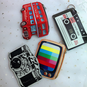 Monedero Creativo de Regalo, Diseño Retro de Cinta de Auto, Televisión, Cuero PU, Tarjetero, Monedero para Niños, Bolsa de Almacenamiento - Product Image 3