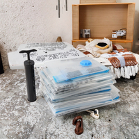 Sacs refermables à glissière transparents en plastique pour aliments, sacs de congélation hermétiques, pochettes à fermeture éclair pour la conservation des aliments frais en cuisine