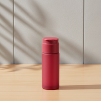 Bouteille à double compartiment imprimée avec double pompe, 300 ml, en plastique PET durable, pour cosmétiques et soins de la peau