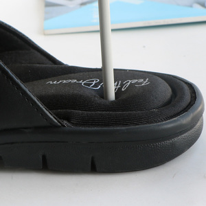 RW599 Summer Fashion Mens <strong>Flip</strong> <strong>Flops</strong> Anti-slip Black Male Sandals Comfortable Classic Beach Slippers for Boys Slides <strong>Memory</strong> <strong>Foam</strong> - Product Image 5