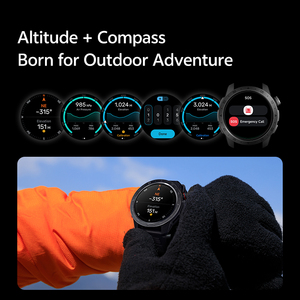 GTX2 Outdoor GPS Smart Watch Flashlight Compass BT Calling 3 ATM Waterproof Magnetic Heart Rate Tracker AMOLED Display 5-10 Days - Product Image 4