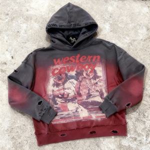 Fournisseur de premier plan : Sweat à demi-zip unisexe surdimensionné, personnalisé, vintage, effet usé, délavé soleil, délavé à l'acide, brodé, écologique, premium - Product Image 1