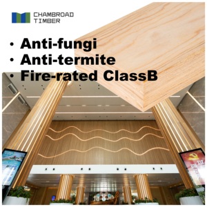 Moderno legno resistente alle intemperie stecche eco-friendly feritoie in legno garanzia di 5 anni per balcone Villa all'aperto parete/soffitto/partizione - Product Image 5