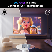 Projecteur 3D 4k 1080P HQ9W projecteur vidéo led ultra multimédia maison lcd hd led cinéma théâtre projecteur maison projecteur 4k 1080P