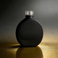 Ensemble de flacons en verre sphériques bombés et givrés rouge vif de 30 ml pour huiles et sérums corporels – Vente en gros de luxe