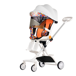 2024 התינוק החדש כלי הליכה קל קיפול קל וסבב רב תכליתי עם צלחת ארוחה רגל 1-6 - Product Image 2