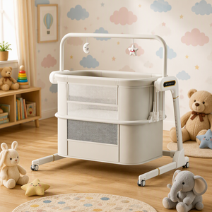 Prodotti per Bambini, Mobili per Neonati, <span class=keywords><strong>Culla</strong></span> <span class=keywords><strong>Elettrica</strong></span> per Bambini, <span class=keywords><strong>Culla</strong></span> in Metallo per Neonati, Lettino Moderno per Neonati - Product Image 1