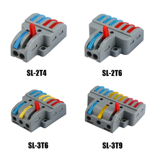 2 trong 4 out 250V 32A Splice đẩy nối điện khối thiết bị đầu cuối điện dây điện nhanh chóng solderless cáp kết nối - Product Image 5