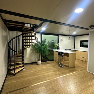 Nhà container mở rộng mái phẳng 2 tầng được làm từ phòng Container có thể gập lại sang trọng tùy chỉnh biệt thự prefab mô-đun cho khách sạn - Product Image 3