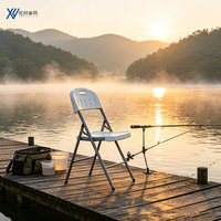 Chaise pliante en plastique robuste personnalisée pour l'intérieur et l'extérieur, idéale pour les mariages et les conférences