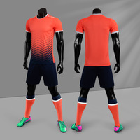 Tenues de football personnalisables pour adultes et jeunes, maillots de football en polyester à séchage rapide et ensembles de vêtements de football - Absorbent la transpiration