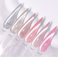 Nouvelle Arrivée 2026 : Gel Ongles Multicolore Effet Œil de Chat, Gel UV Non Toxique, Manucure Tendance Très Vendue pour Salons de Beauté