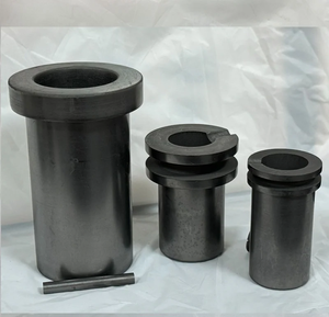 Creuset en graphite de haute pureté, mince et haut, pour la fusion et l'analyse des métaux précieux, résistant aux hautes températures et à la corrosion - Product Image 3