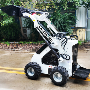 <b>Free</b> Shipping 890kg Mini Skid Steer Home Use Light <b>Weight</b> Flexible Small Front End Wheel/crawler Optional Easy to Operate - Product Image 2