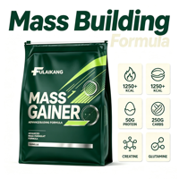 Poudre de gain de masse haute teneur en calories 50g Protéines OEM Marque privée Certifié GMP Supplément nutritionnel sportif en vrac