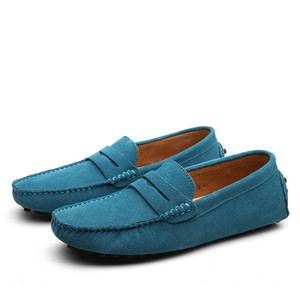 Chaussures Doudou en daim de vache, polyvalentes, décontractées, légères, mocassins pour hommes, chaussures en cuir - Product Image 4