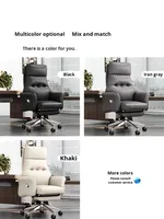 Chaise de bureau de direction de luxe léger Chaise de superviseur pour le soutien de la taille Chaise d'ordinateur ergonomique et réglable