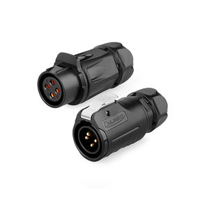 Für LP20 PBT 4-Pin IP68 Wasserdichter 20A 500V Kupferlegierung <span class=keywords><strong>Stecker</strong></span>-Buchse Elektronischer Luftfahrt-Stromanschluss für Industrielle Anwendungen - Product Image 5