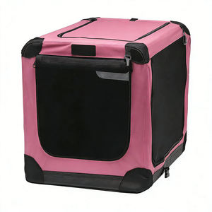 Transportadora de Mascotas Plegable para Viajes al Aire Libre, Resistente, de Oxford, con Puerta de Cremallera de 3 Lados, Impermeable y Transpirable, para Campamentos - Product Image 3