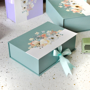 Hot bán tùy chỉnh môi trường bao bì hộp nắp hộp quà tặng với gấp từ gửi thư lông thiết kế giấy quà tặng bất ngờ - Product Image 1