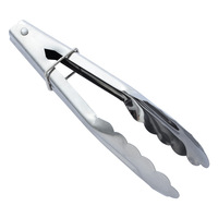 Pince à aliments Barbecue en acier inoxydable, 9 pouces, ustensile de cuisine, Clips à fruits, salade, pain