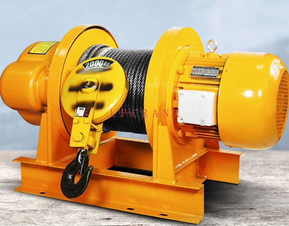 Легкая линейная лебедка, строительная Тяговая Лебедка, 2 т, электрическая лебедка для крана