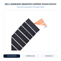 Lámina de Cobre con Grafeno de Alta Adhesión, Disipación Rápida de Calor, Adhesivo Autoadhesivo, Almohadilla para Interruptor Táctil, Protección EMI