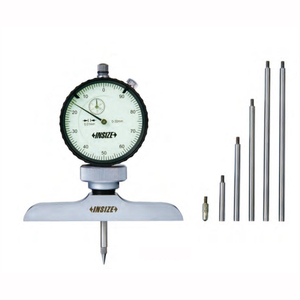 Insize 2342-201 2342-202 Range 0-300mm Graduation 0.01mm <b>Dial</b> <b>Indicator</b> Stroke 30mm <b>Dial</b> Depth Gage - Product Image 1