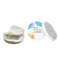 Bloque de Zirconia Multicapa IVISTA ST-ML 1200MPa de Alta Realidad, Natural y Hermoso, para Restauración de Corona Completa