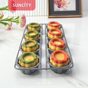 Suncity Cake Mold 6-Cavity Non-Stick Tart Pan Baking Pastry Tool For Dessert Making - Product Image 2