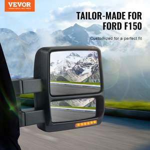 DB vente en gros puissance signal lumineux chauffant flaque avion gauche et droite paire rétroviseurs de remorquage pour 2004-2014 pour Ford F150 - Product Image 2