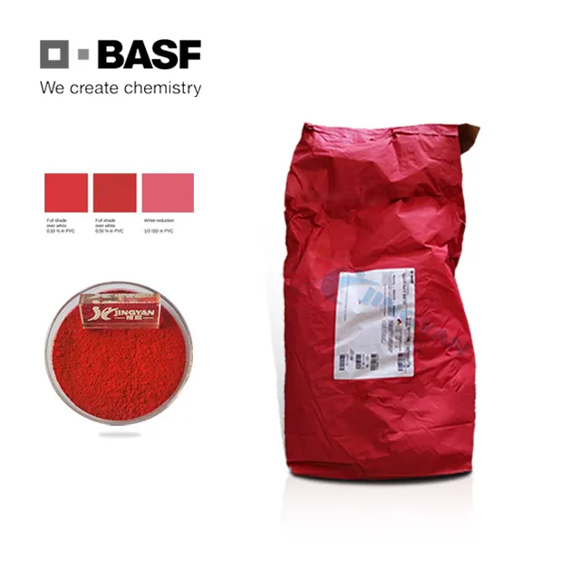 BASF Irgazin-pigmentos orgánicos rojos resistentes a altas temperaturas, pigmentos para colorear plásticos y pinturas/pigmento rojo 254, K3840SQ
