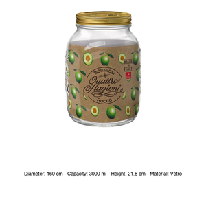 Pot en verre Bormioli Rocco 4 Stagioni, 3 L, H 21,8 cm, Ø 16 cm, sans couvercle - Product Image 3