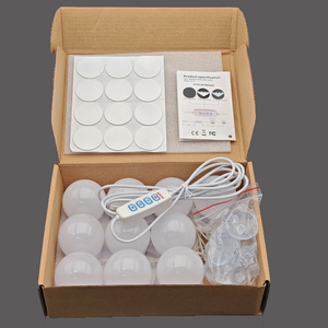 10 ampoules LED dimmables pour <span class=keywords><strong>miroir</strong></span> <span class=keywords><strong>de</strong></span> maquillage Hollywood, alimentées par USB, à coller, pour <span class=keywords><strong>salle</strong></span> <span class=keywords><strong>de</strong></span> <span class=keywords><strong>bain</strong></span>, chambre à coucher, coiffeuse - Product Image 6