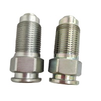 Injecteur de graisse à double bille avec bouton géant, raccord de graissage pour robinet à vis
