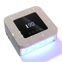 Lampe à ongles UV LED portable de haute qualité 48W, professionnelle, rechargeable, sans fil, sécheuse automatique, utilisation domestique, matériau plastique