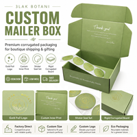 Maßgefertigte Papier-Versandtaschen Personalisierte Schachteln Geschenkverpackung für Matcha-Set Kekse Pralinen Kuchen