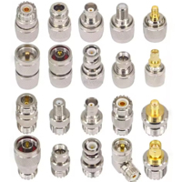 Adaptador de RF de Conector Coaxial de Latón BNC Hembra a Puerto de Antena MX para Radio Portátil Motorola Icom
