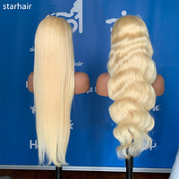 Perruques Lace Front HD 613 Blondes en Cheveux Humains Vierges Vietnamiens Lisses, 13x4, Pré-Pluckées - Vente en Gros Alibaba Chine
