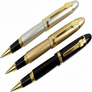 Stylo Calligraphique Métallique Robuste à Corps Épais avec Encre Bleue/Noire pour Signature, Écriture Artistique, Utilisation au Bureau et à l'École - Product Image 3