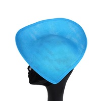 Kadın DIY Kentuchy Derby geniş ağız 30cm kilise Ascot düğün gelin Sinamay şapka baz düğün parti elbise Fascinator şapka
