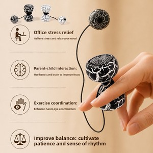 Nouveau Kendama <span class=keywords><strong>en</strong></span> <span class=keywords><strong>bois</strong></span> personnalisé, jouet anti-stress et sensoriel, pour la coordination œil-main, avec jeu de lancer de balle et de lancer de sabre - Product Image 4