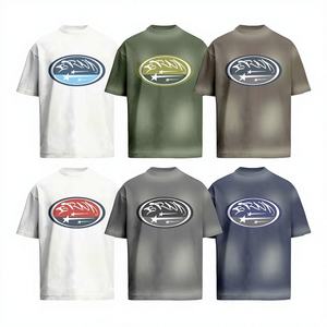 เสื้อยืดผู้ชายราคาถูก ใส่สบาย ระบายอากาศได้ดี เหมาะกับอากาศร้อน ผลิตจากผ้าฝ้าย 100% แขนสั้น ทรงปกติ รับผลิตตามแบบ OEM/ODM - Product Image 1