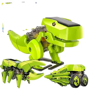 Dinonano Stam Robots Voor Kinderen-Jongens Meisjes Bouwen Educatief Speelgoed Science Kit 3 In 1 Zonne-Dinosaurus Bureaurobot