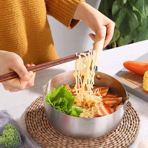 Casserole multi-sections en acier inoxydable compatible avec les plaques à induction, avec wok antiadhésif, équipement de cuisson écologique et durable - Product Image 3